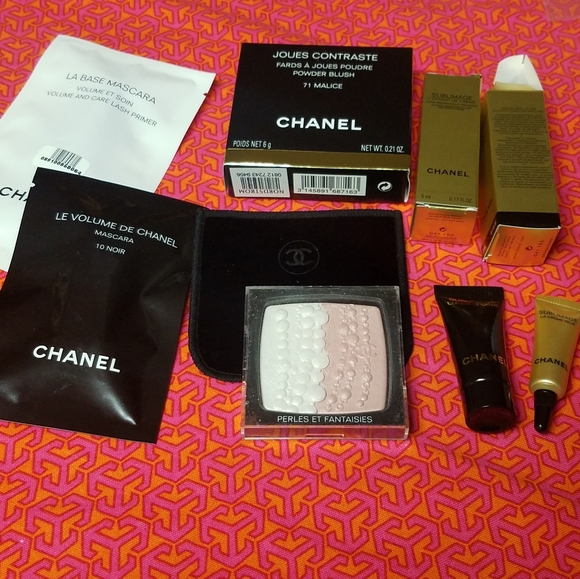 🚫SOLD🚫Chanel Perles et Fantaisies highlighter + Sublimage L'Extrait + mascara - Picture 1 of 7
